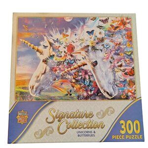 MasterPieces 300 Large Piece Unicorns and Butterflies Jigsaw Puzzle